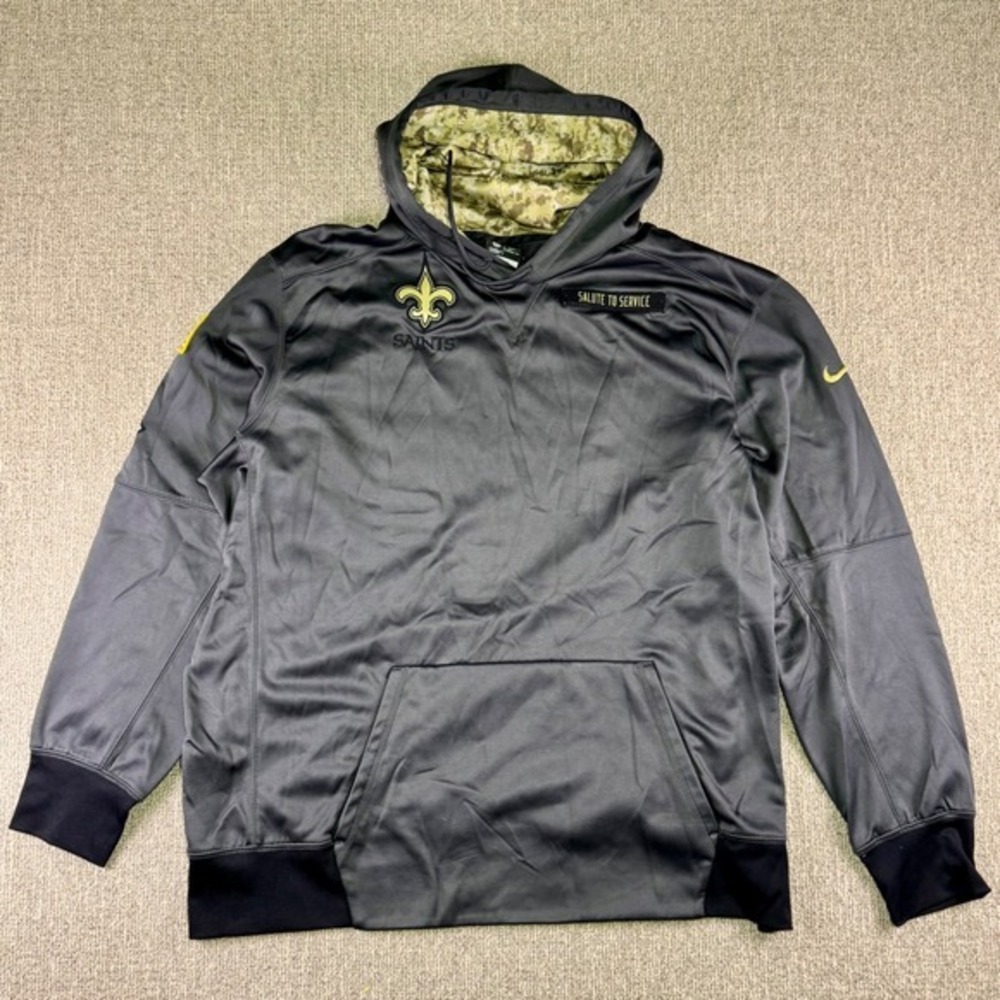 Nike Saints Salute to Service Hoodie 3XL Therma-Fit NFL Camo‎ Military